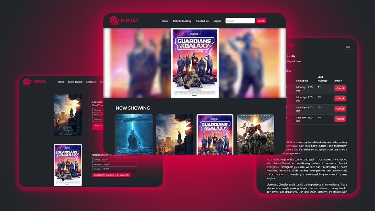 Cineplex Cinema Ticket Booking System