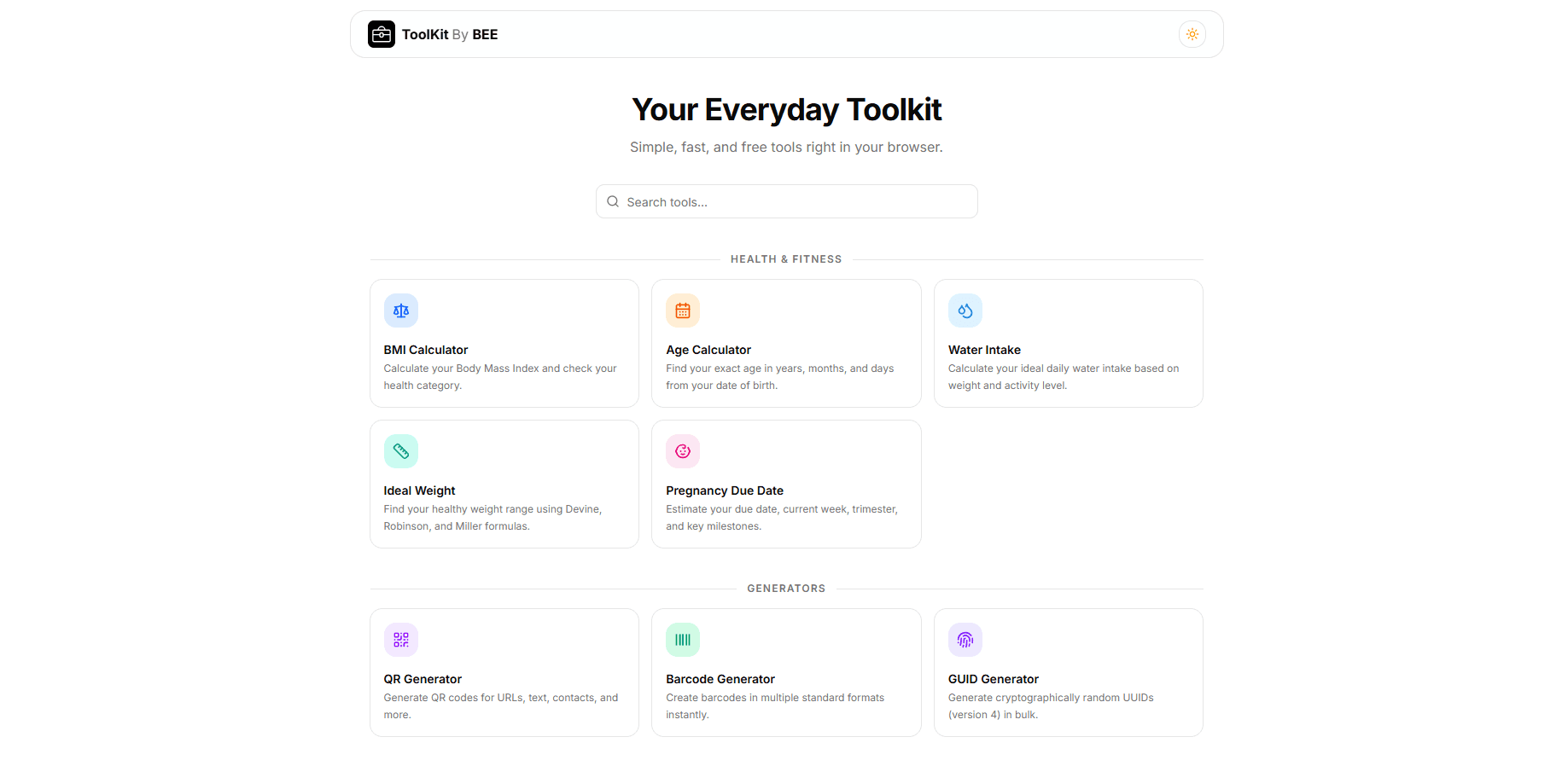 Web Toolkit